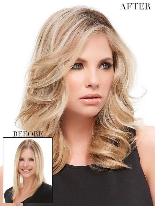 easiPart HD XL 12 | Synthetic Hair Topper (Mono Top)